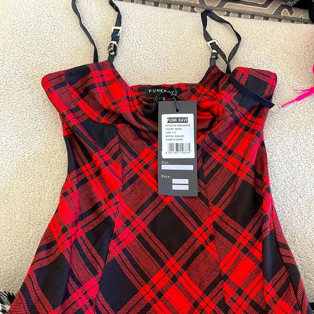 PUNK DRESS PLAID BRAND NEW